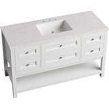 Hanover Bathroom Vanities HANVN0108 55 1WH