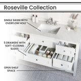 Hanover Bathroom Vanities HANVN0108 55 1WH