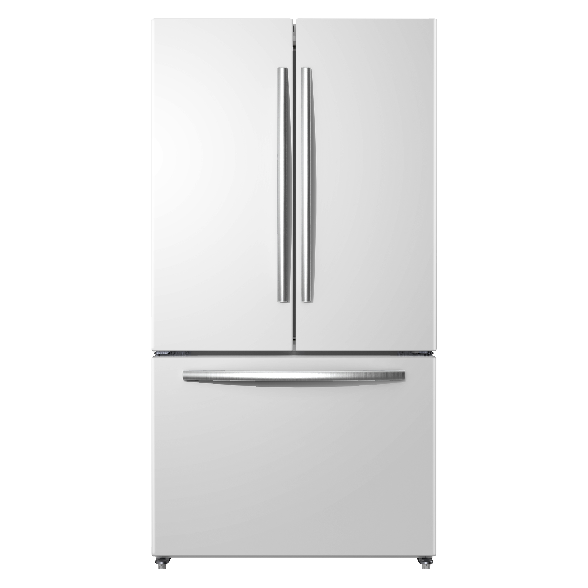 MORA - 26.6cu. ft. Standard Depth French Door Refrigerator - White