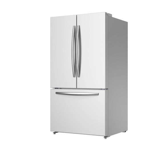 MORA - 26.6cu. ft. Standard Depth French Door Refrigerator - White
