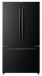MORA - 26.6cu. ft. Standard Depth French Door Refrigerator - Black