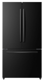 MORA - 26.6cu. ft. Standard Depth French Door Refrigerator - Black