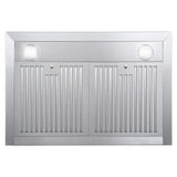 Cosmo - 30 in. Ducted Range Hood in Stainless Steel with Touch Controls, LED Lighting and Permanent Filters | COS-63175S