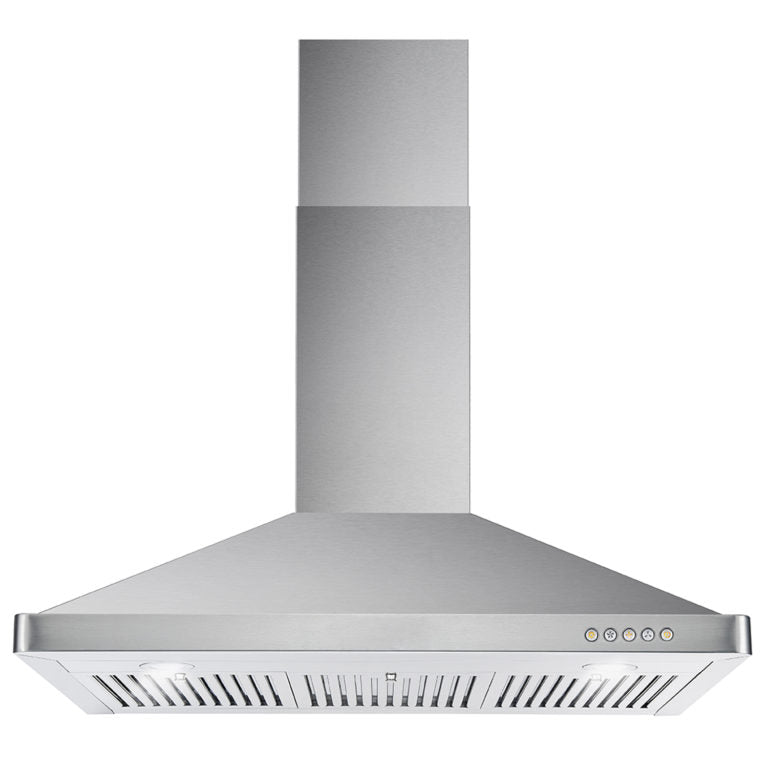 Cosmo - 36 in. Ducted Wall Mount Range Hood in Stainless Steel with Touch Controls, LED Lighting and Permanent Filters | COS-63190
