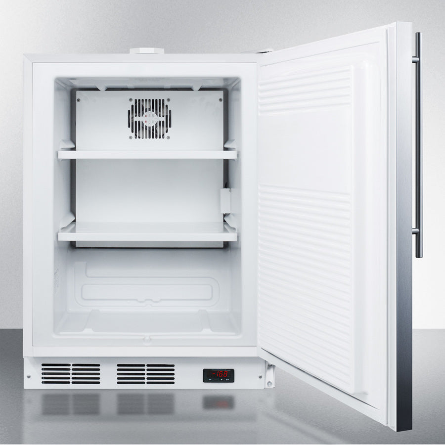 Accucold Summit - 24" Wide Built-In All-Freezer ADA Compliant - Stainless Steel Door | ACF48WSSHVADA