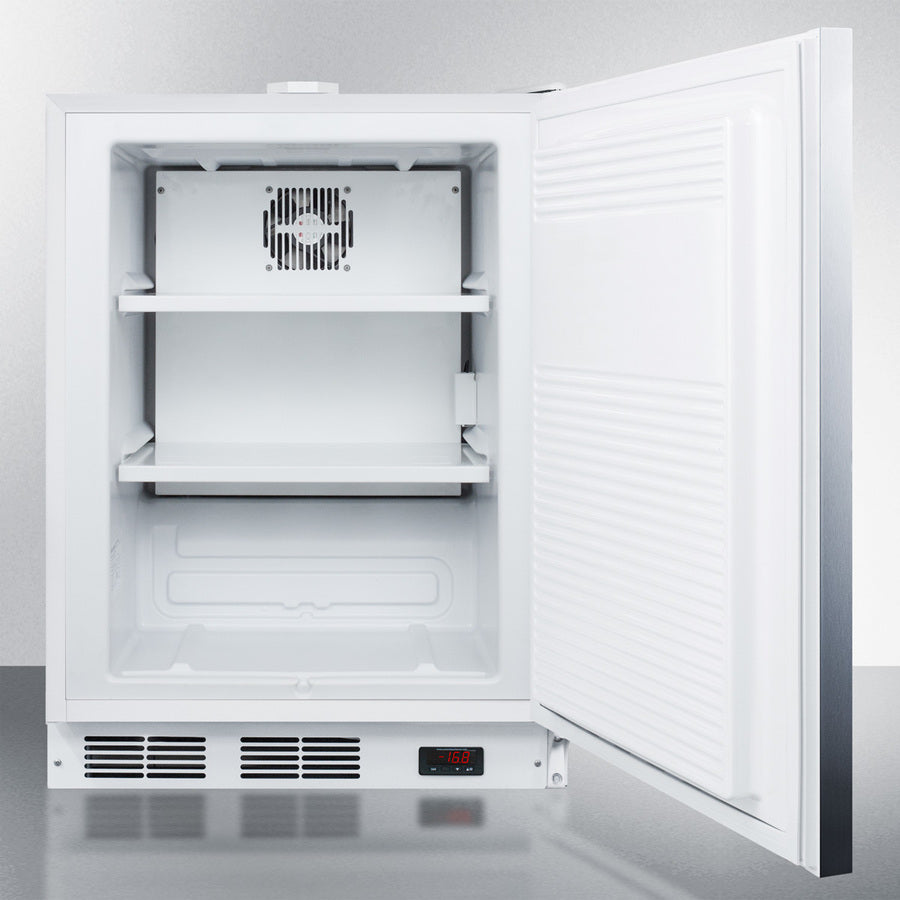 Accucold Summit - 24" Wide Built-In All-Freezer ADA Compliant- Stainless Steel Door | ACF48WSSHHADA