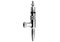 Perlick - Stout Faucet - Brass, chrome plated body with stainless steel spout - 63927