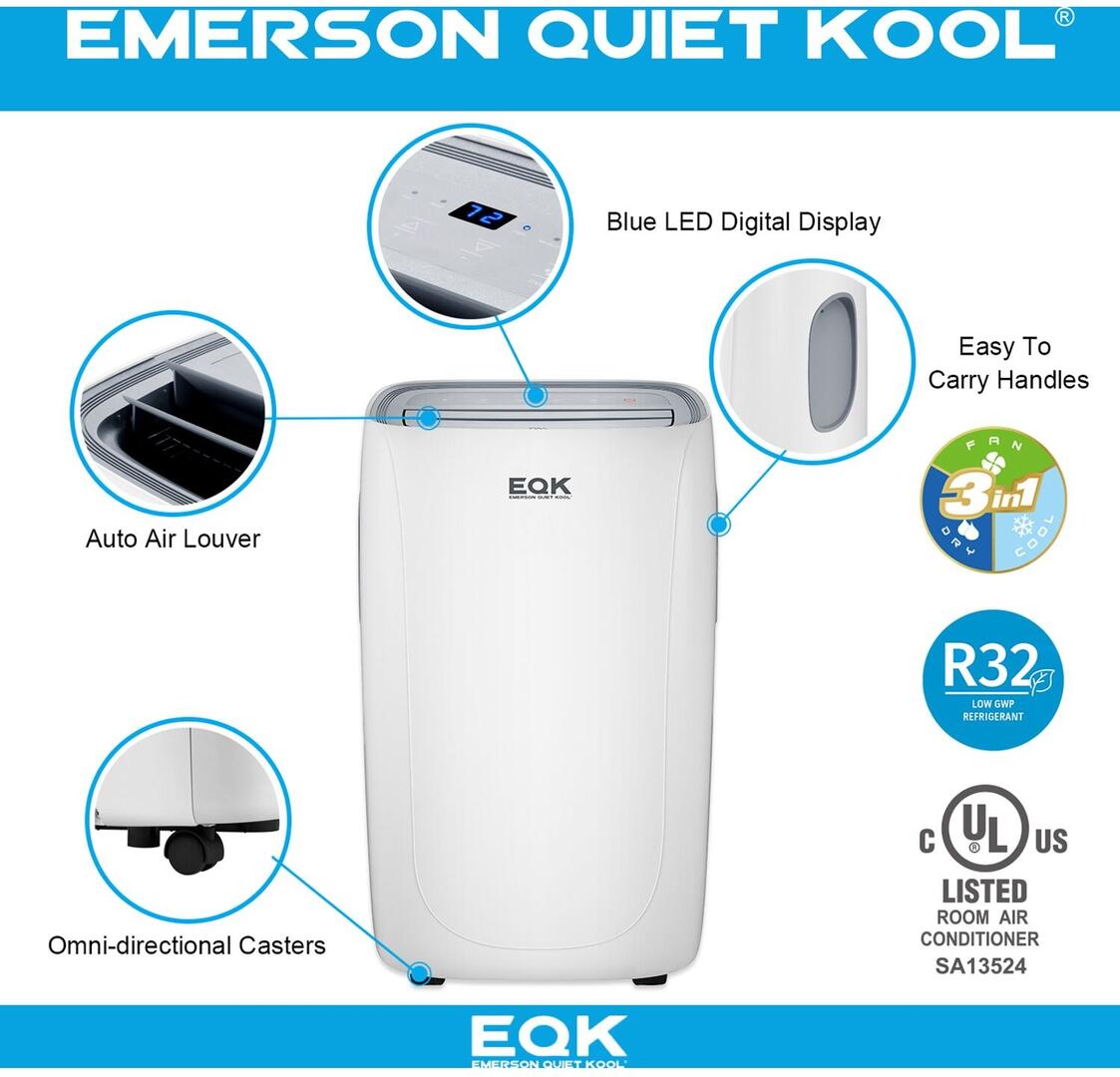 Emerson Quiet - Portable Air Conditioners | EAPC8RC1