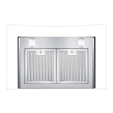Cosmo - 30 in. Ducted Wall Mount Range Hood in Stainless Steel with LED Lighting and Permanent Filters | COS-668A750