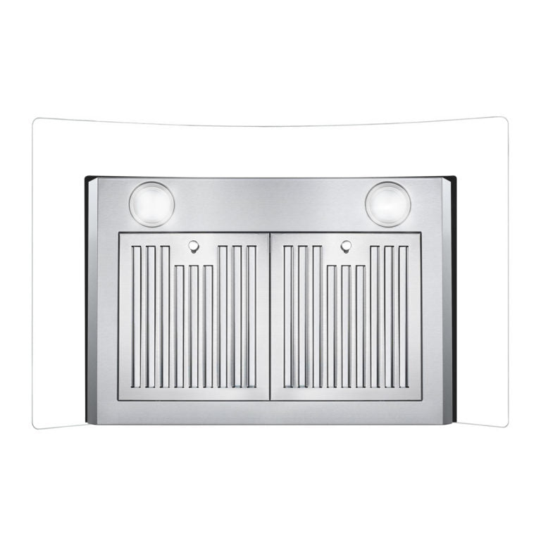 Cosmo - 30 in. Ducted Wall Mount Range Hood in Stainless Steel with Push Button Controls, LED Lighting and Permanent Filters | COS-668WRC75