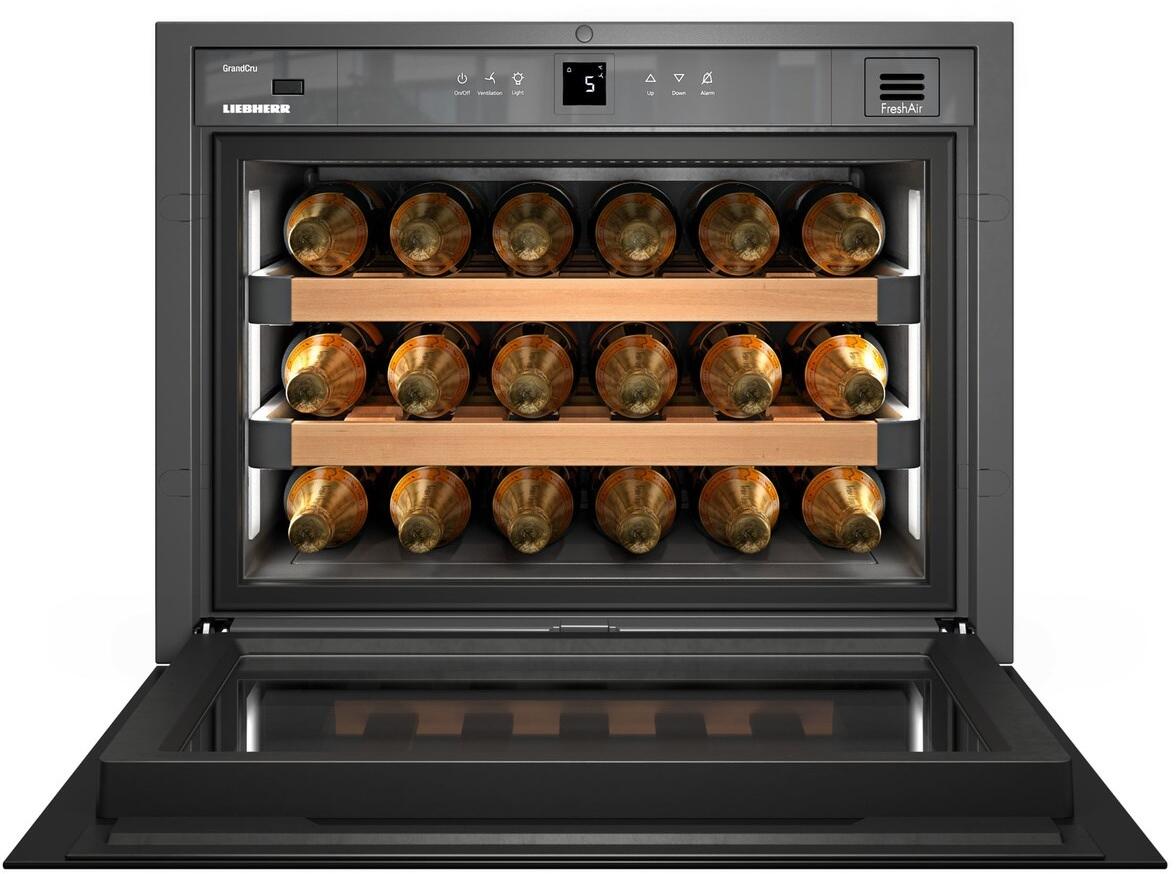 Liebherr - 24 Inch Built-in Wine Cooler with Push-to-Open | HWgb 1803