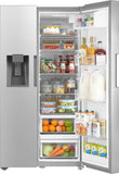 Cosmo - 26.3 cu. ft. Side-by-Side Refrigerator with Water and Ice Dispenser in Stainless Steel26.3 cu. ft. Side-by-Side Refrigerator with Water and Ice Dispenser in Stainless Steel | COS-SBSR263RHSS