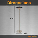 Hanover Electric Outdoor Heaters HAN1022HA BLK