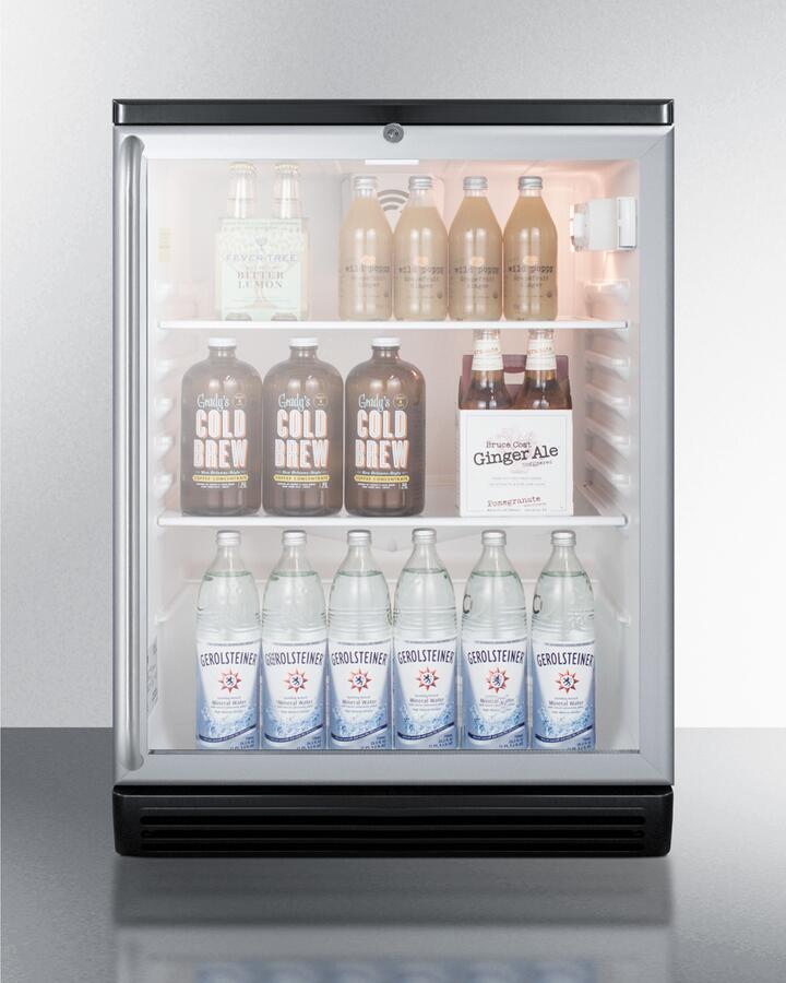 Summit - 24" Wide Beverage Center | [SCR600BGLSH]