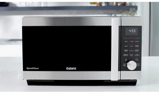 Galanz - 1.2 cu. ft. Countertop Speed Wave 3-in-1 Convection Oven, Microwave with Combi Speed Cooking in Stainless Steel | GSWWA12S1SA10