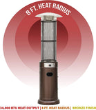 Hanover Tower Patio Heater HANHT031BRCL
