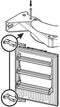 Hinge pin door limitation - HC(B)15xx HC(B)2080/81 | 9096699