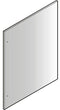 36" Stainless Steel Single Door Panels for 80" Install HC(B) | 9900333