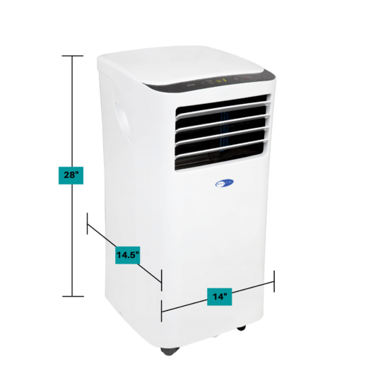 Whynter - 10000 BTU Portable Air Conditioner Compact Size | ARC-102CS