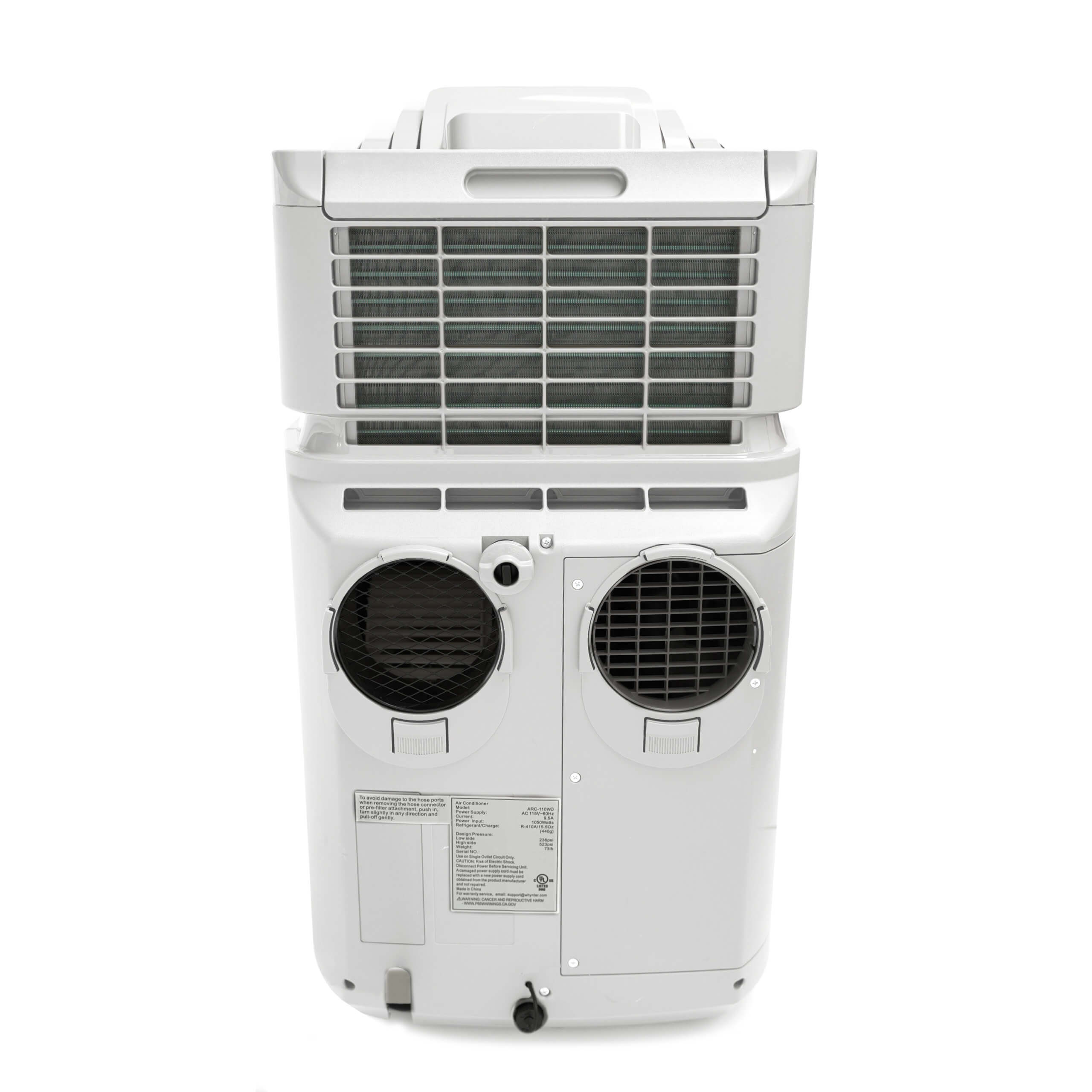 Whynter - ECO-FRIENDLY 11000 BTU Dual Hose Portable Air Conditioner | ARC-110WD