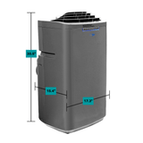 Whynter - ECO-FRIENDLY 13000 BTU Dual Hose Portable Air Conditioner | ARC-131GD