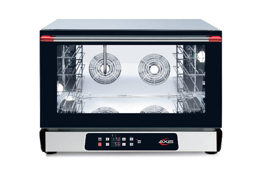 Axis - Commercial - Single Deck Full Size Electric Convection Oven with Programmable Controls - AX-824RHD