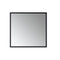 Arpella - Nuova 34x36 Matte Black Framed Mirror - BFRM3436