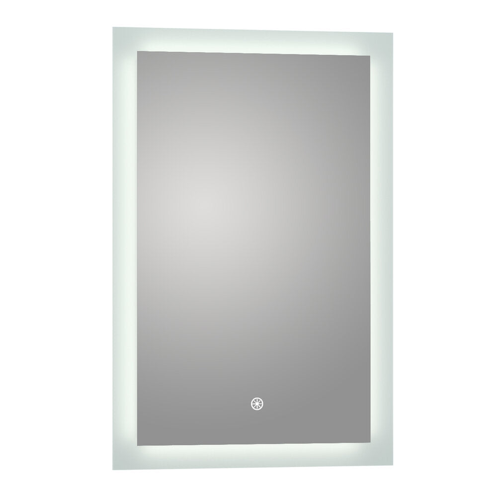 Arpella - Puralite 24 in. x 36 in. LED Wall Mounted Backlit Vanity Mirror with Memory Dimmer - BLM2436