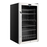 Whynter - Freestanding 121 can Beverage Refrigerator with Digital Control and Internal Fan | BR-1211DS