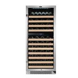 Whynter - 92 Bottle Built-in Stainless Steel Dual Zone Compressor Wine Refrigerator | BWR-0922DZ