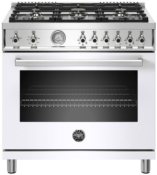 Bertazzoni | 36" Professional Series range - Gas oven - 6 brass burners | PROF366GASBIT