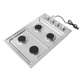 Cosmo - 30 in. Gas Cooktop in Stainless Steel with 4 Italian Made Burners | COS-DIC304