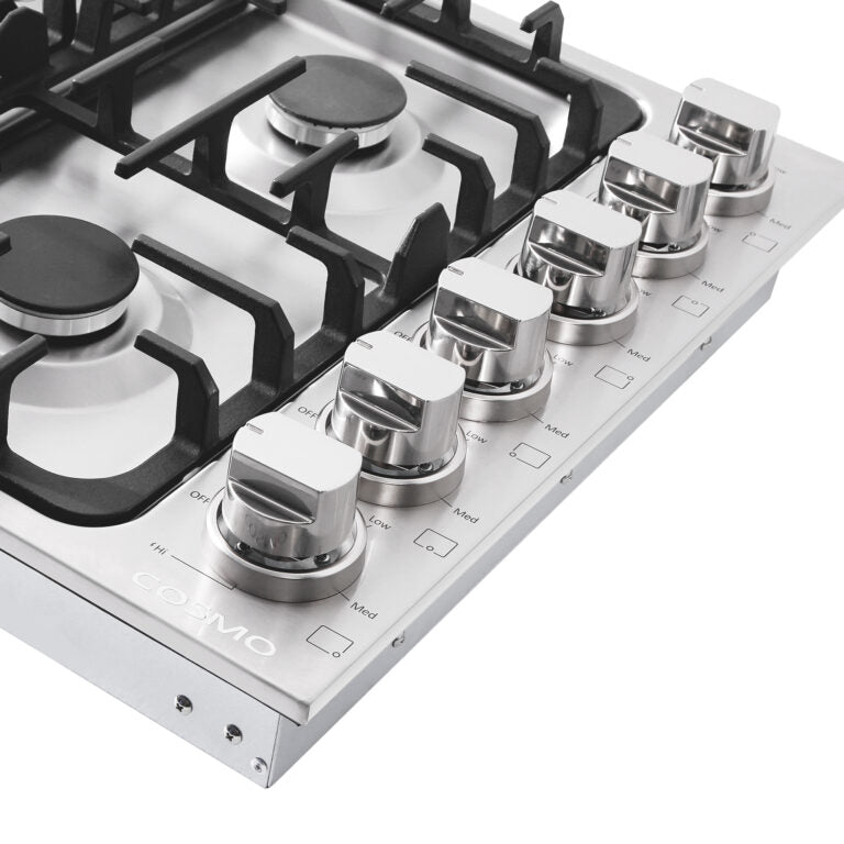 Cosmo - 36 in. Gas Cooktop in Stainless Steel with 6 Italian Made Burners | COS-DIC366