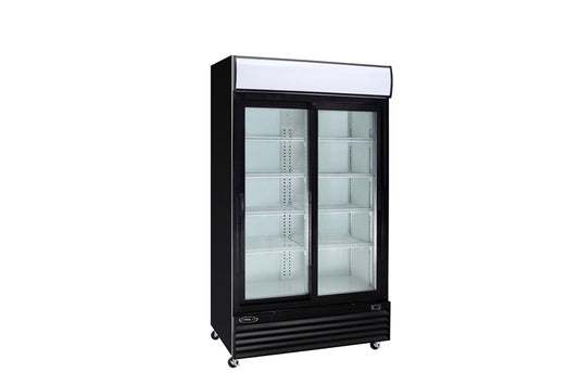 Kool-It - Commercial - 44" Two Section Merchandiser Refrigerator with Glass Door, 31 cu. ft. - KSM-36