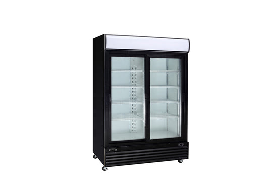 Kool-It - Commercial - 52" Two Section Merchandiser Refrigerator with Glass Door, 40.8 cu. ft. - KSM-50