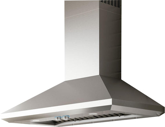 Elica - LEONE - Elica Pro - 36" W x 24" D x 12 1/8" H, 1200 CFM Internal, Stainless - Wall Mount Hoods | ELN136S2