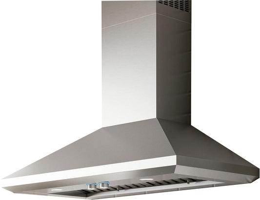 Elica - LEONE - Elica Pro - 48" W x 24" D x 12 1/8" H, 1200 CFM Internal, Stainless - Wall Mount Hoods | ELN148SS