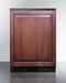 Summit - 24" 5.5 cu. ft. Custom Panel Built In Compact Refrigerator | [FF7LBLKBIPUBIF]