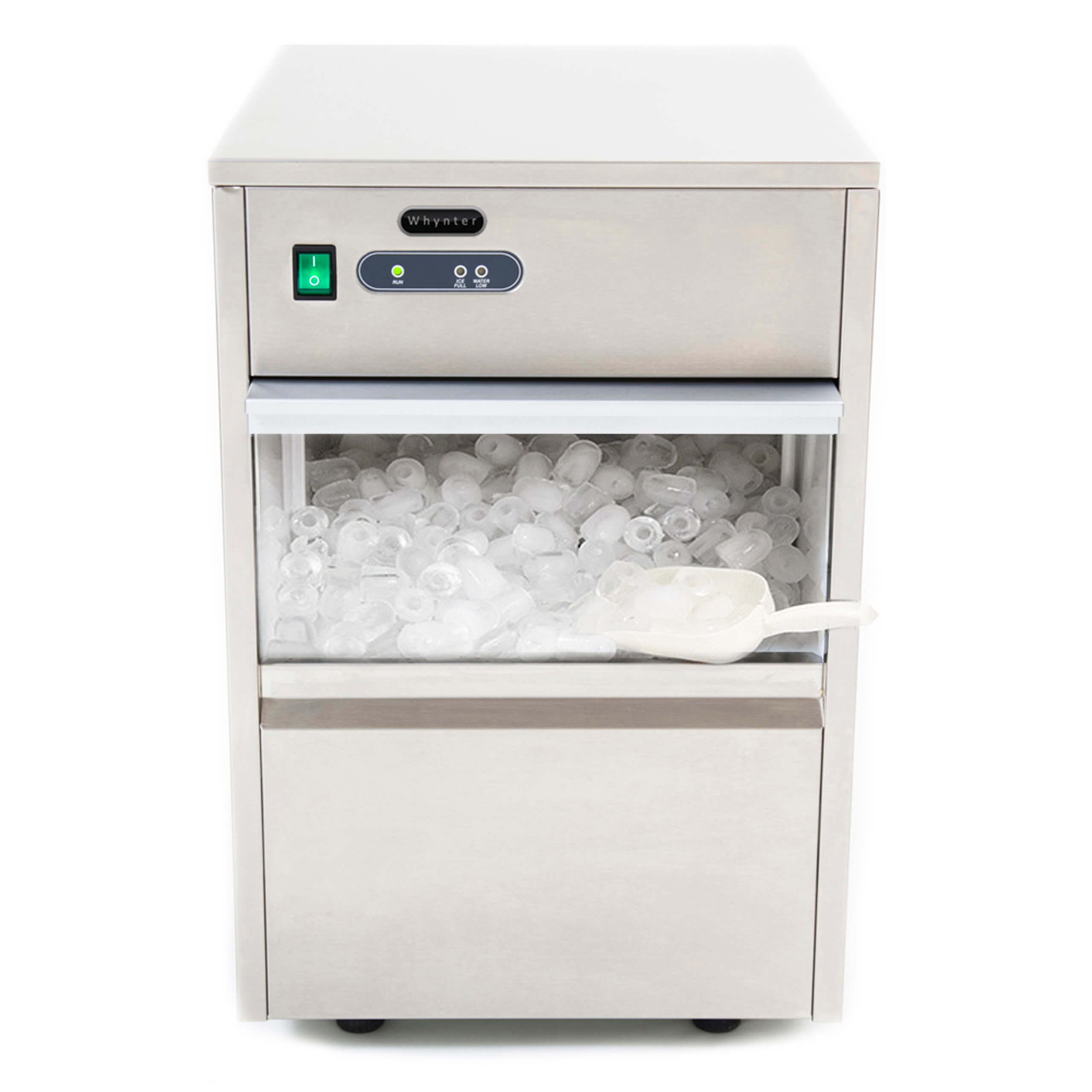 Whynter - Commercial Freestanding Ice Maker - 44lb capacity  | FIM-450HS