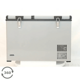 Whynter - 62 Quart Dual Zone Portable Fridge/ Freezer | FM-62DZ