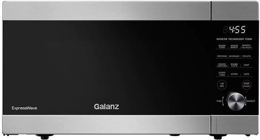 Galanz - 1.3 cu. ft. Countertop Microwave Express Wave in Stainless Steel with Sensor Cooking Technology  | GEWWD13S1SV11