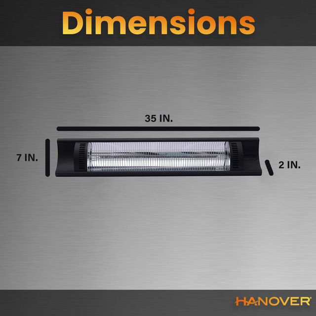 Hanover Electric Outdoor Heaters HAN1025IC SD