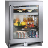 Perlick - Signature Series Sottile 18" Depth Indoor Beverage Center with stainless steel glass door- HH24BS-4