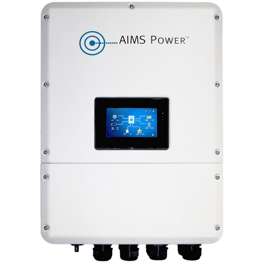 Aims Power - 4600 WATT HYBRID Inverter with 4,620 Watts of Solar - KITHY46SOL