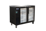 IKON  - Commercial - Back Bar Refrigerator Sliding Doors - IBB49-2G-24SD