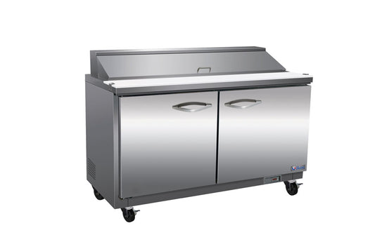 IKON  - Commercial - 61" Two Section Sandwich / Salad Prep Table, 15.5 cu. ft. - ISP61