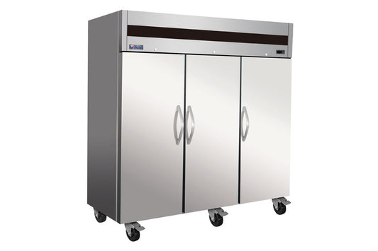 IKON  - Commercial - 81" Three Section Solid Door Reach-In Freezer, 72 cu. ft. - IT82F-DV