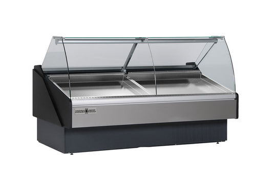 Hydra-Kool - Commercial - 52" Deli Display Case Fresh Seafood, Self-Contained - KFM-SC-50-S