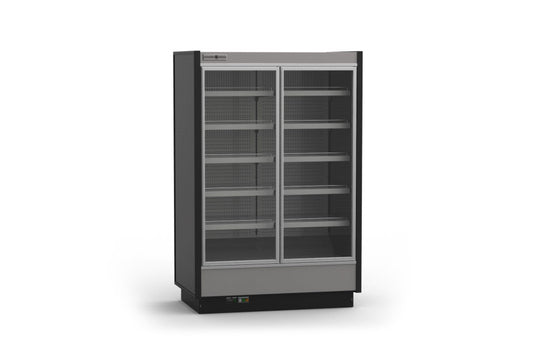 Hydra-Kool - Commercial - 75" Three Section Merchandiser Refrigerator with Swing Door - KGV-MR-3-R