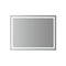 Arpella - Luci 48x36 Inch LED Mirror with Memory Dimmer and Defogger - LEDAM4836